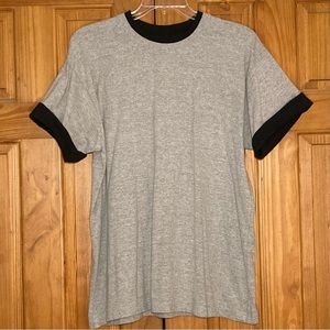 NWOT Vintage Bike Double Layered T-Shirt Flip Sleeve Men's Size L
